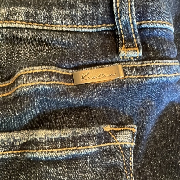 KanCan Jeans Distressed Button Fly Blue Jeans - Picture 15 of 15